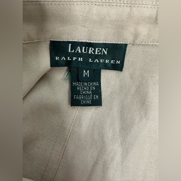 Ralph Lauren Cream Utility Jacket with Lightweight Fabric size M - Picture 4 of 10